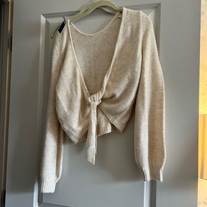 NWT Backless Abercrombie sweater